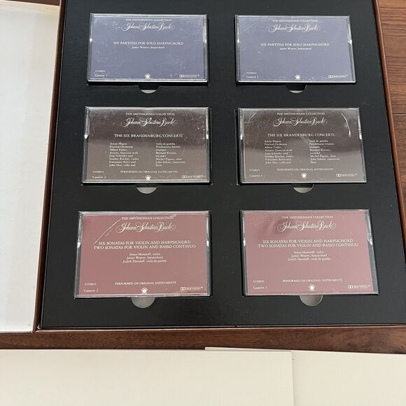 J. S. Bach Sonatas For Violin & Harpsichord Cassette Edition Box Set NC 007 - Picture 4 of 10